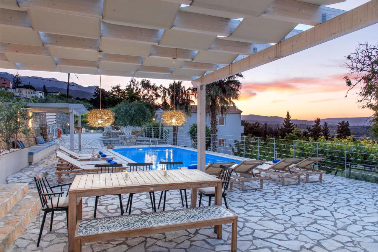 Villa Chrysallis With Heated Pool Georgioupoli Exterior foto